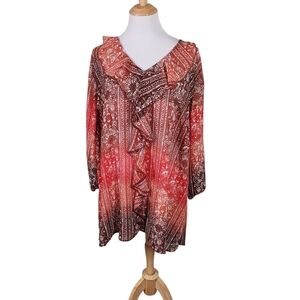 Catherines Women's Blouse Plus Sz 3X